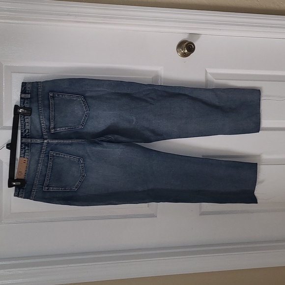 Blue Turtle Juniors Light Blue Washed Denim White Drawstring Waist Size 11 - Picture 2 of 12